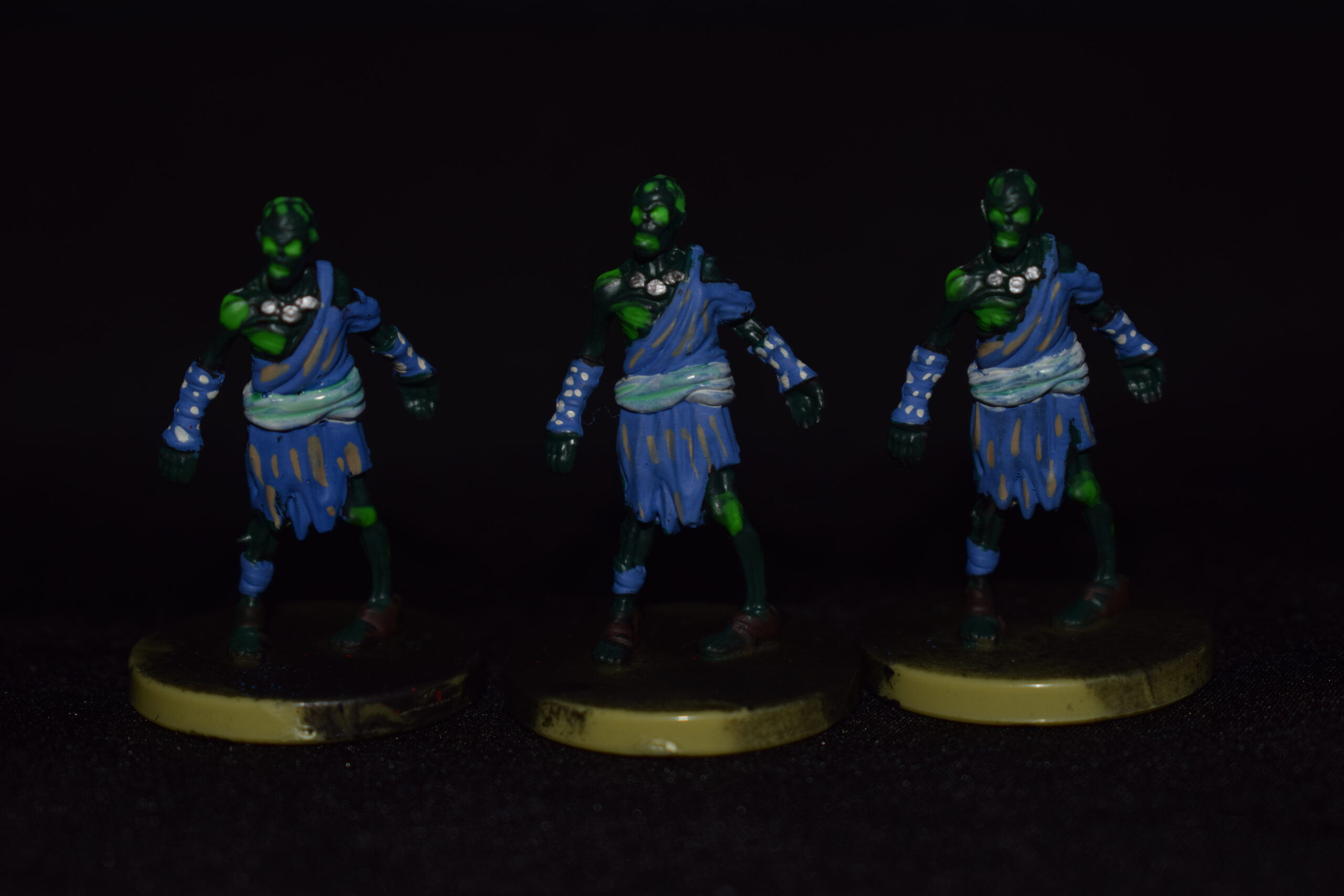 Diseased Zombies - 3 Miniature Set