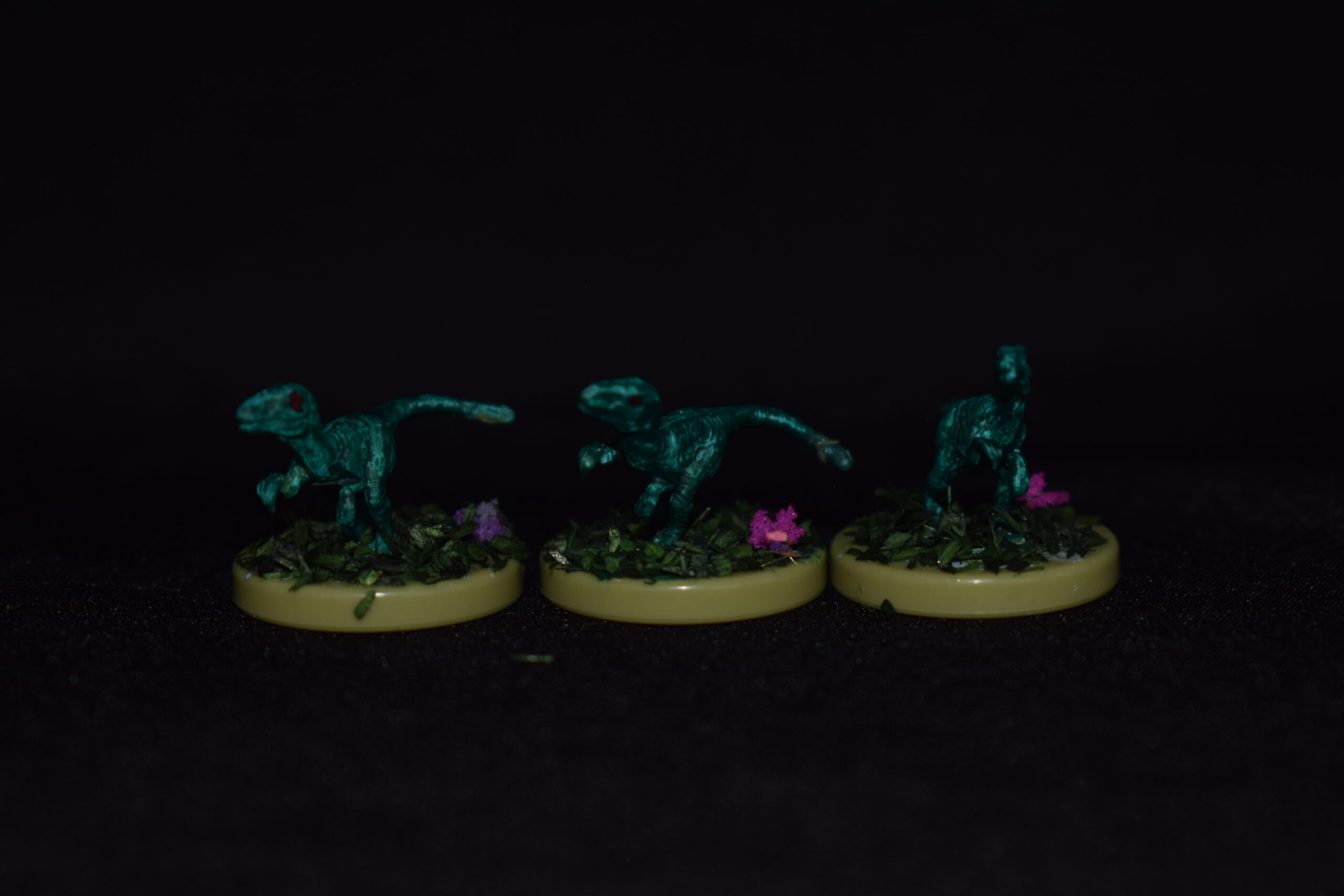 Velociraptors - 3 Miniature Set