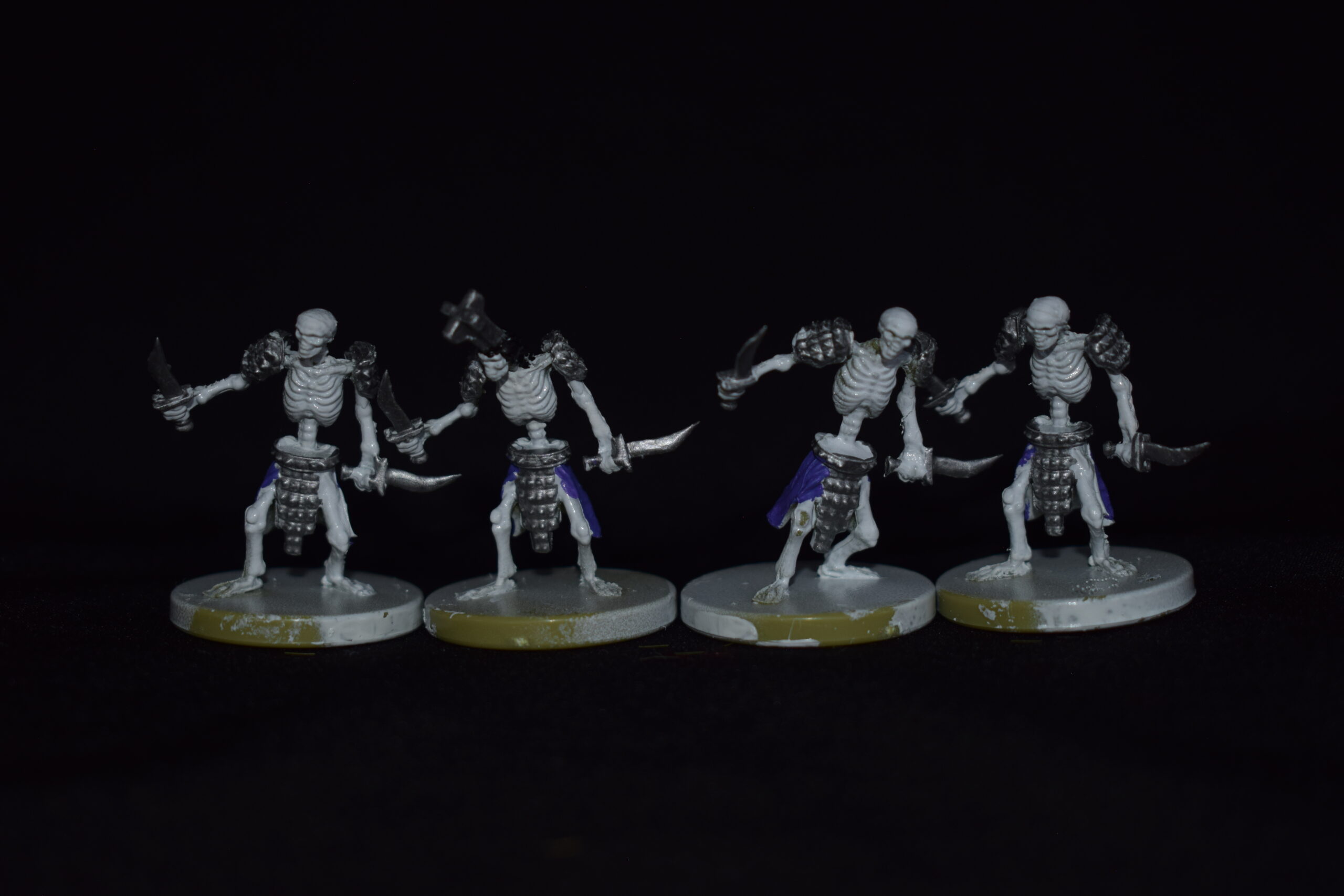Skeleton Warriors - 4 Miniature Set
