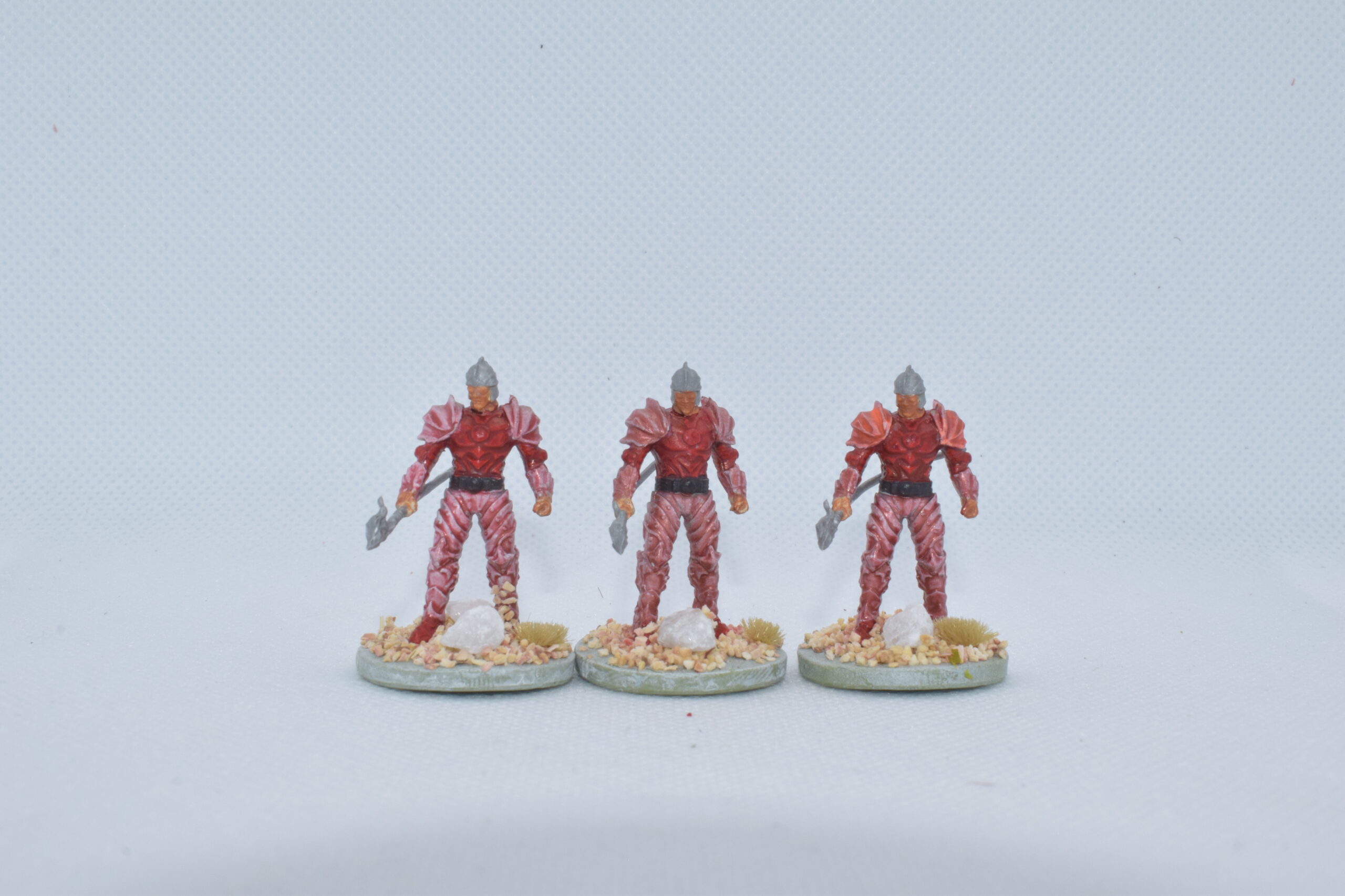 Fire Cult Spearmen - 3 Miniature Set