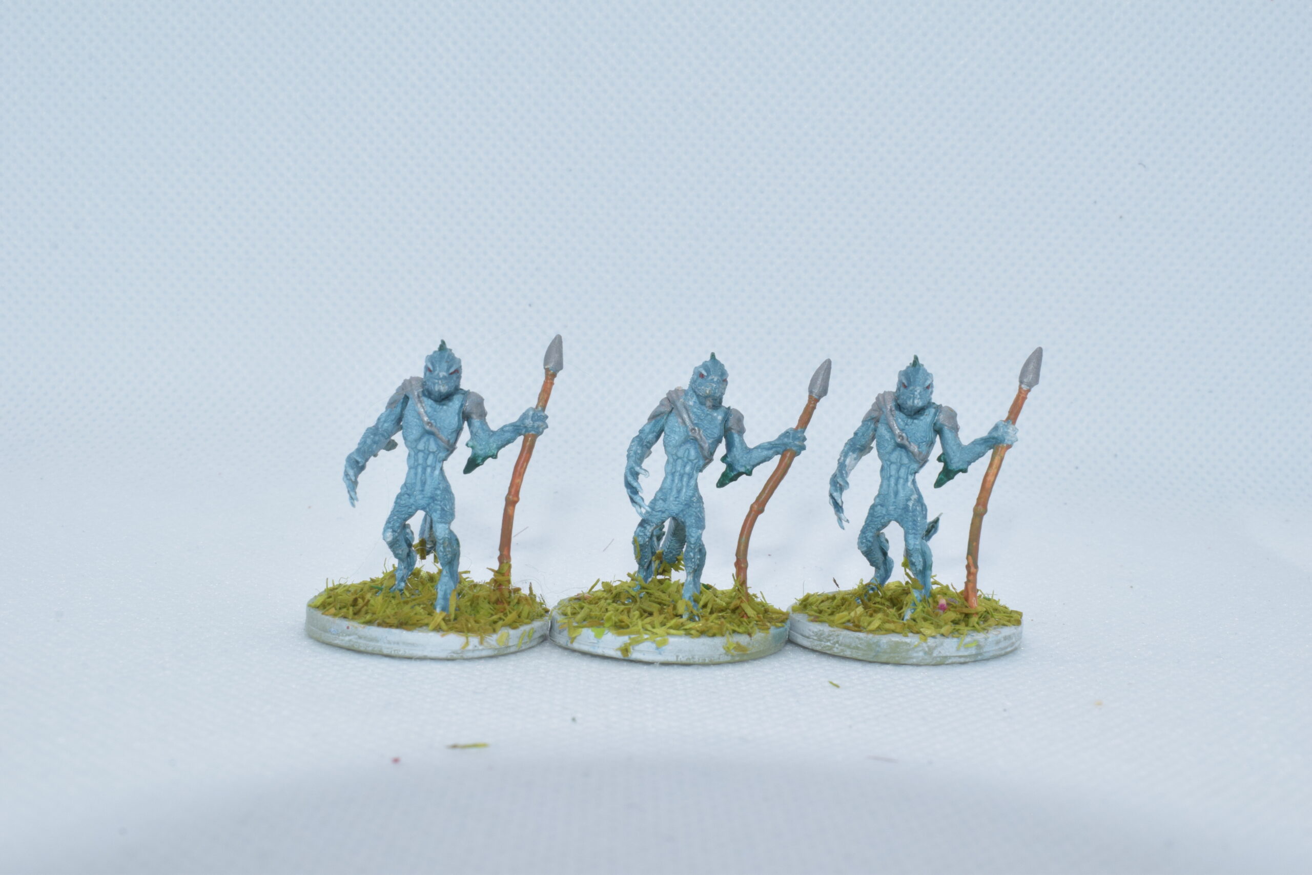 Lizardfolk Spearmen - 3 Miniature Set