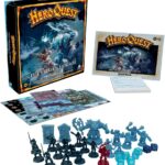 HeroQuest: The Frozen Horror — temsili üretici görseli HeroQuest: The Frozen Horror kutusu ve içeriği — temsili üretici görseli