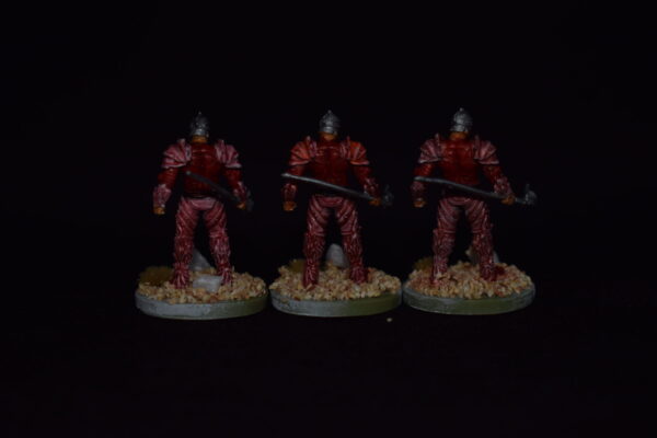 Fire Cult Spearmen - 3 Miniature Set