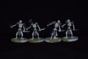 Skeleton Warriors - 4 Miniature Set