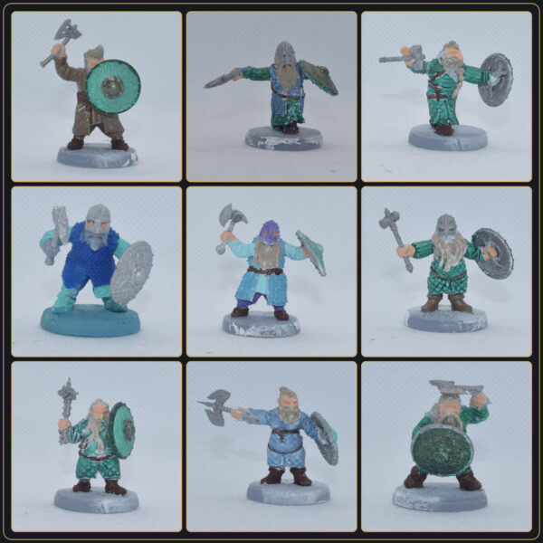 duergar-warriors-nine-figures Duergar Warriors - 9 Miniature Set