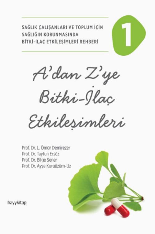 A’dan Z’ye Bitki–İlaç Etkileşimleri 1 — temsili kapak görseli