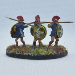 rpg-mini-430-close Spartan Hoplites Set - Phalanx Soldiers