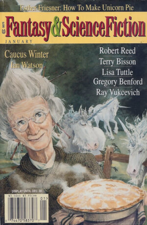 The Magazine of Fantasy & Science Fiction — January 1999 — temsili kapak görseli